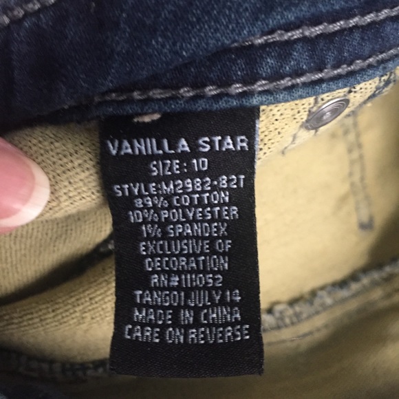 EUC Vanilla Star Skinny Jeans Size 10 - Picture 4 of 8